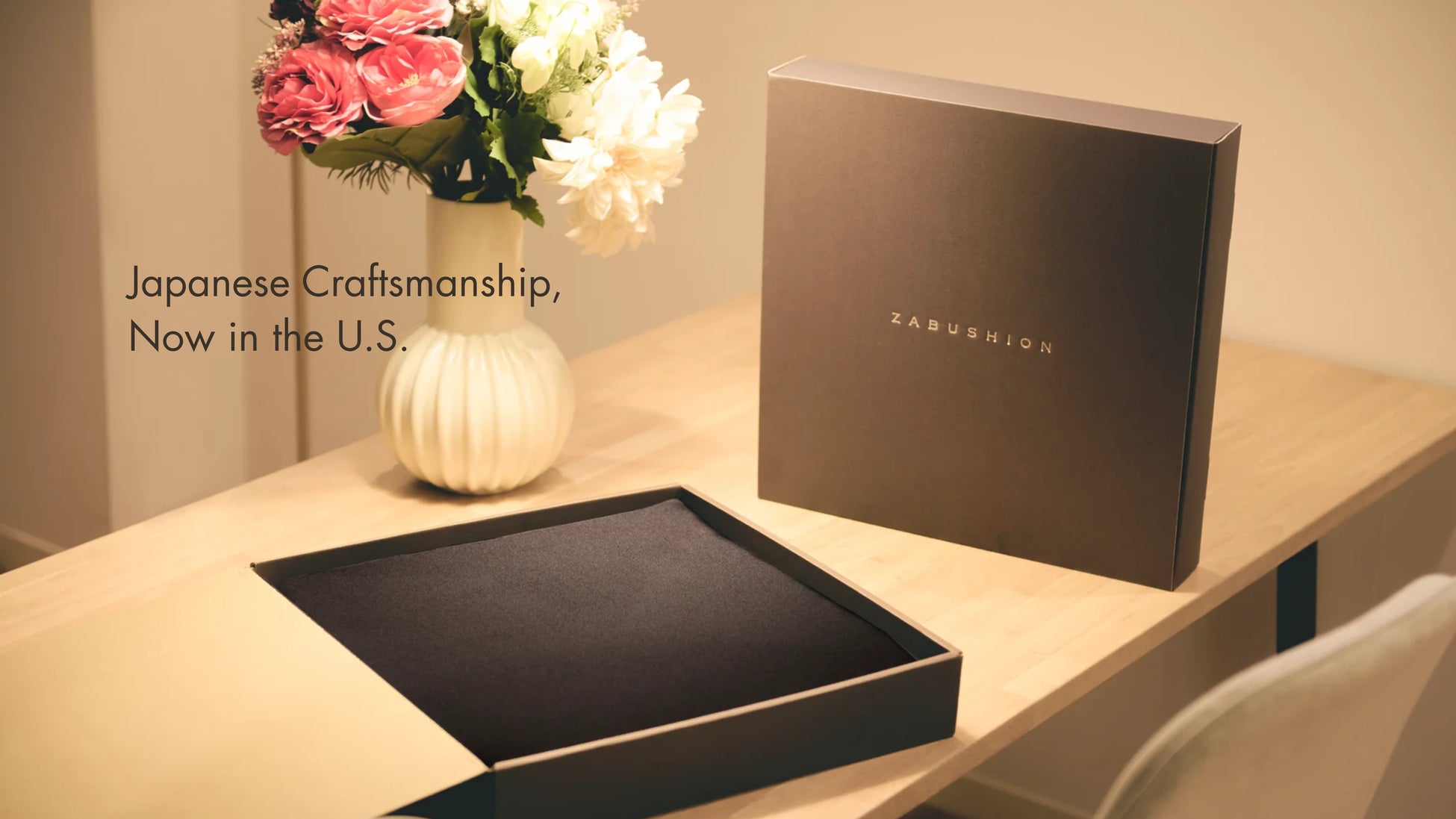 日本発のクッションブランド「ZABUSHION」、米国販売開始