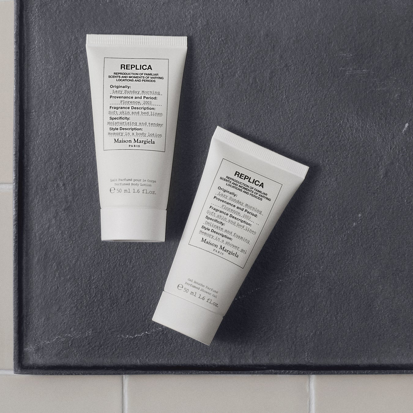 メゾン マルジェラ フレグランスより「レプリカ レイジーサンデー モーニング ボディケア トラベルセット」が登場
