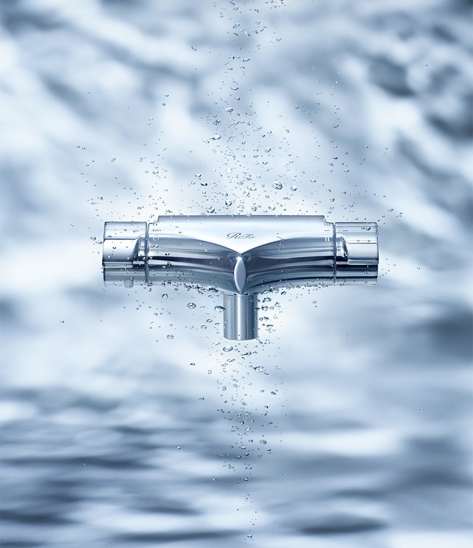 ファインバブルが発生する浴室水栓「ReFa FINE BUBBLE FAUCET BATH」2026年3月新発売。​浴室全体をファインバブルで満たす、新しい設備提案を開始。