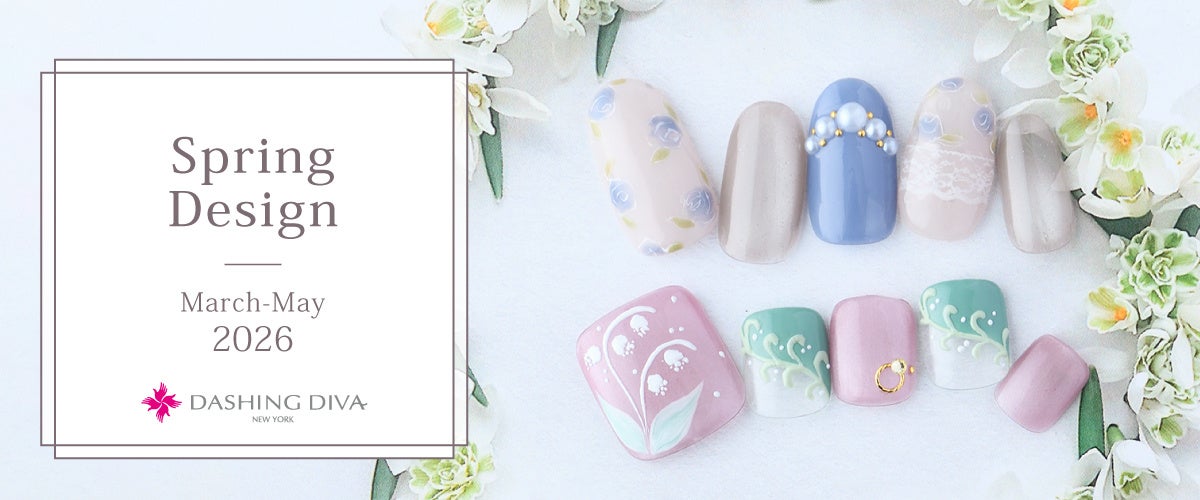 春のときめきと、新たな風を運ぶ♪【新作】春の定額ネイルデザイン登場！