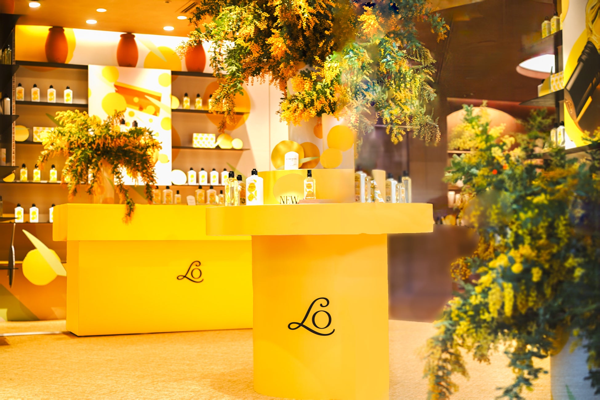 国際女性デーに合わせ、3日間限定で店舗にて“ミモザ”のミニブーケをプレゼント。