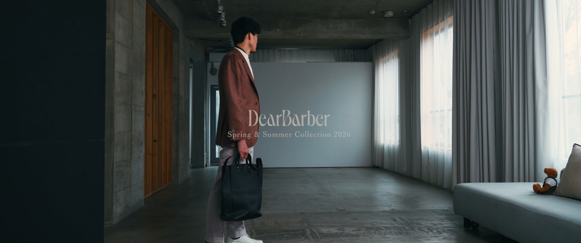 DearBarber、2026年春夏コレクション「Quiet Confidence」を発表