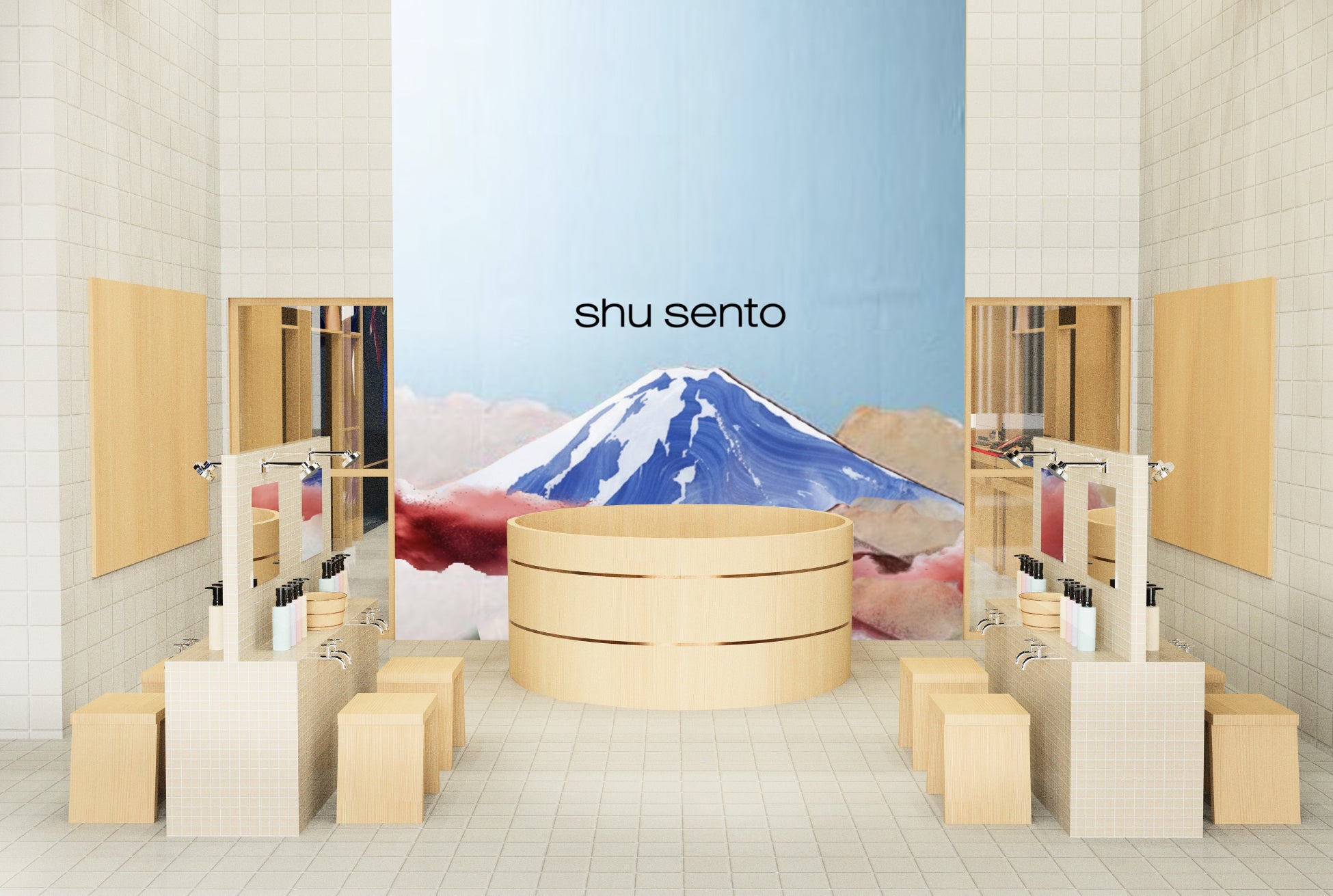 銭湯をテーマにしたshu uemuraの特別なポップアップイベント「shu sento」&TEAM FUMA&JOが“番頭”に！？特別ボイスでお出迎え。2人からのコメントも到着。