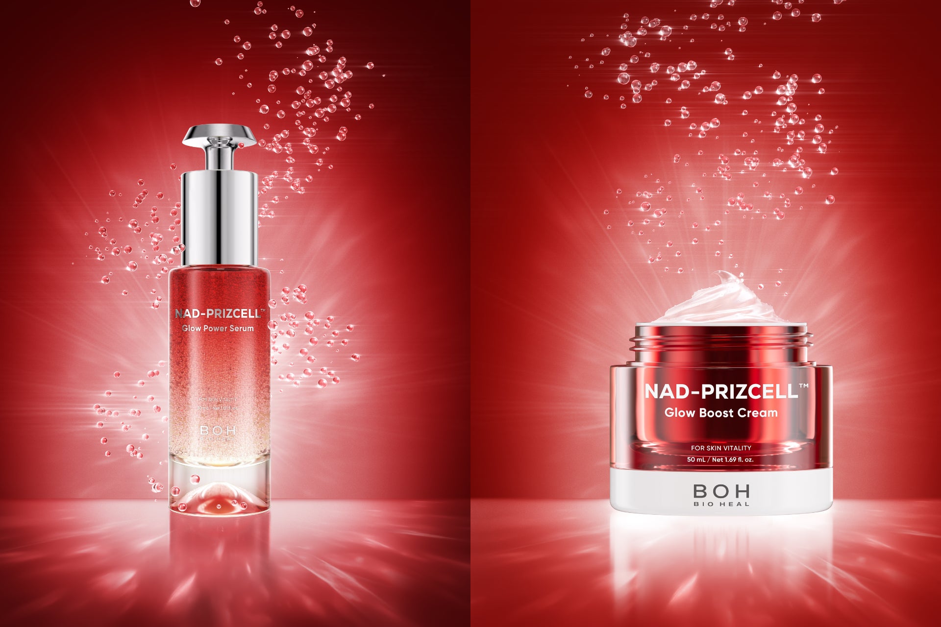 BIOHEAL BOH（バイオヒールボ）、お肌を上品なツヤで満たす「赤」のNADプリズセル™︎*¹配合シリーズを3月20日（金）より発売