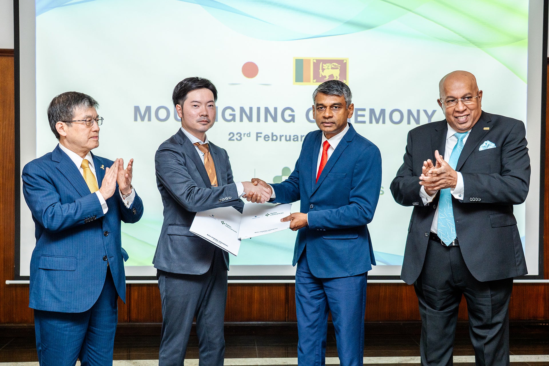 スリランカ Hayleys Lifesciences社とのMOU(覚書)締結について