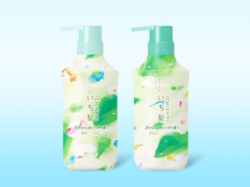 日本の髪を本質から考える「いち髪」から数量限定発売　夏限定「涼やかな和ハッカの香り」シャンプー＆コンディショナー