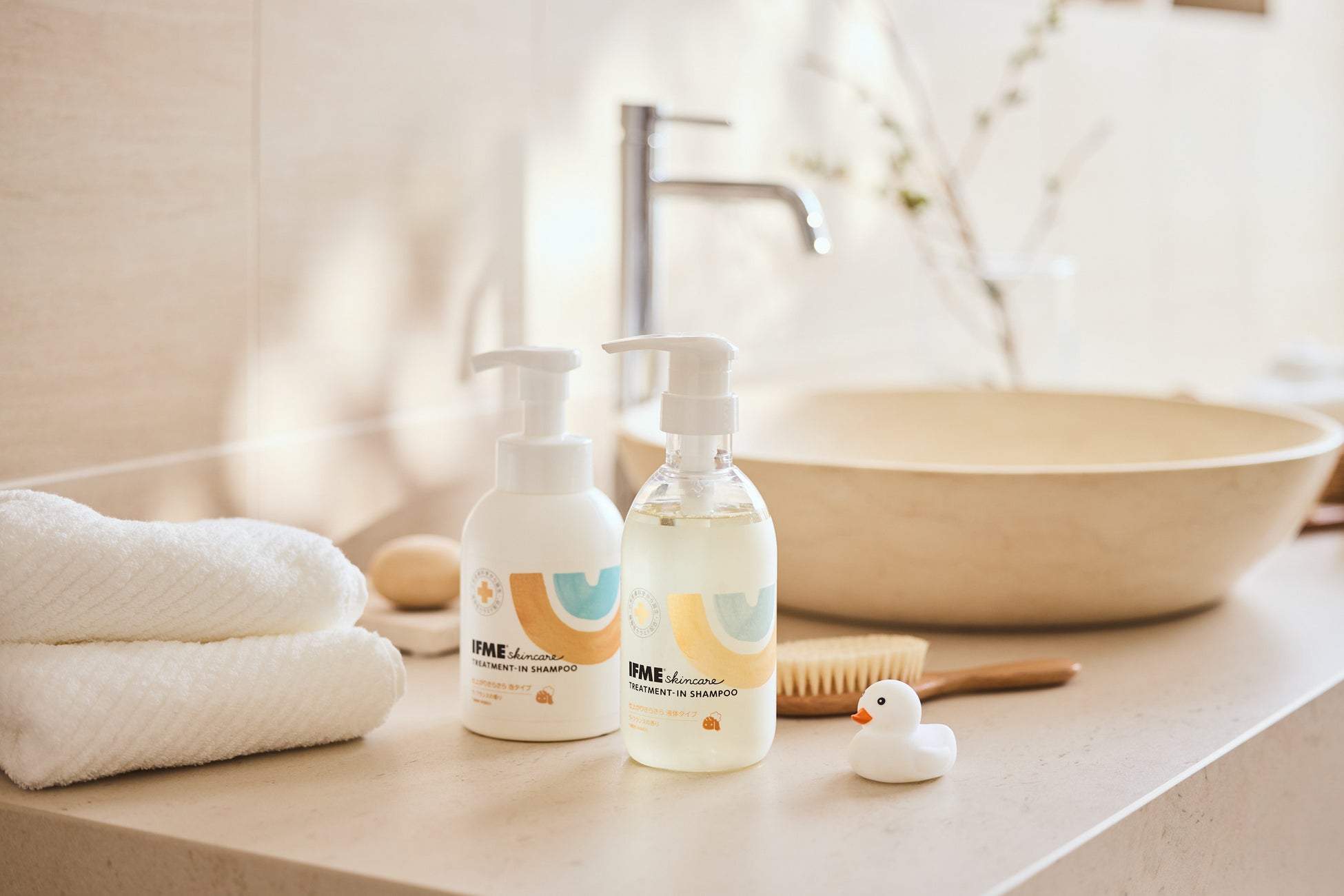 きしまず、まとまりのよい指通りの「すっぴん美髪」を叶える　子どものための低刺激処方・トリートメントin シャンプー