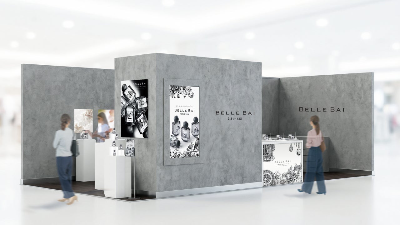 株式会社エムアンドディが展開するフレグランスブランド「BELLE BAI（ベルバイ）」が、福岡PARCOにて初のPOP UPを開催