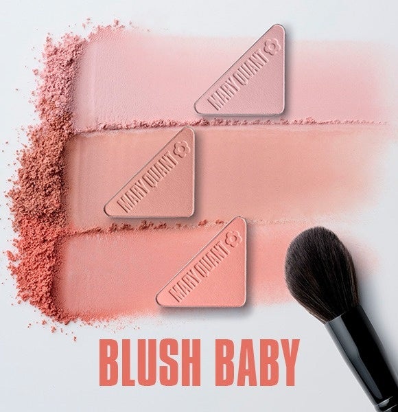 マリークワントのロングセラーアイテム、チークカラー『ブラッシュ ベビー』に肌に溶けこむようなピュアなニュアンスカラー3色が仲間入り！