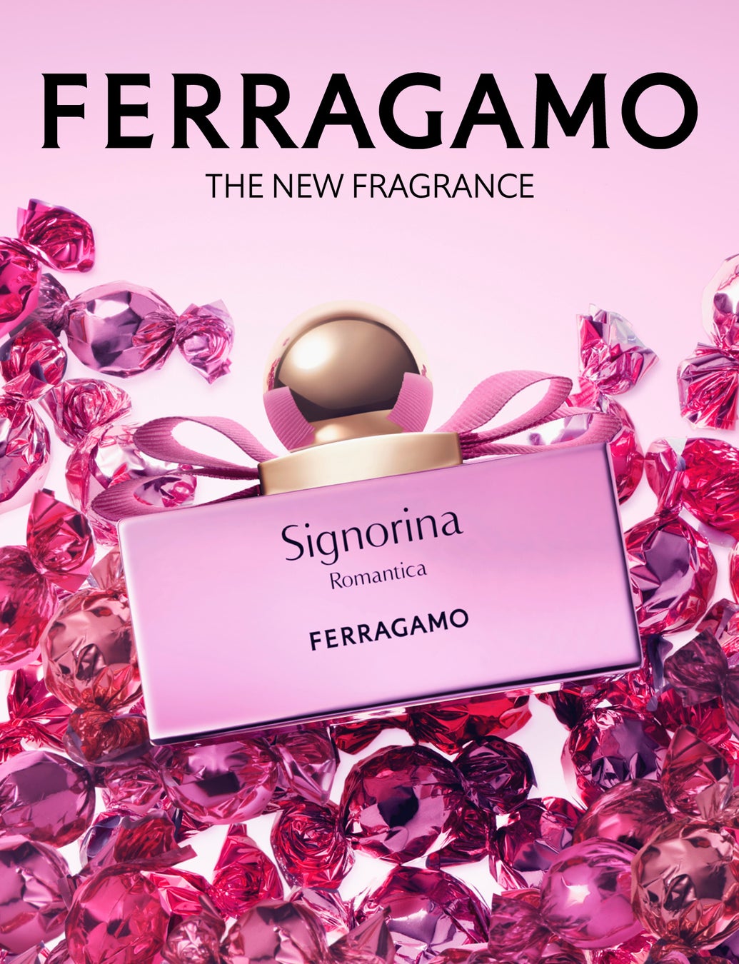 フェラガモから新作フレグランス「シニョリーナ ロマンティカ　オーデパルファム」が新登場。