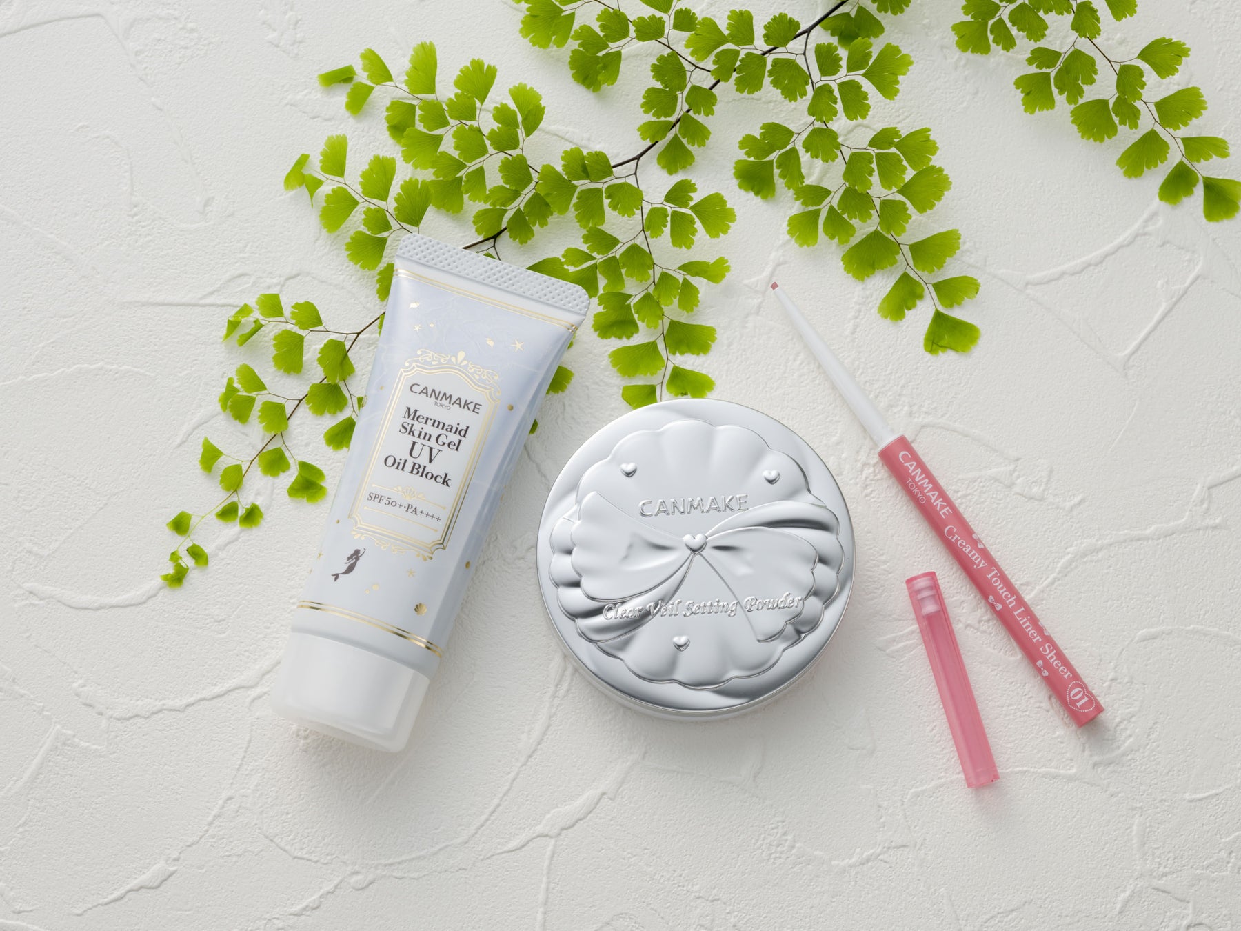 【キャンメイク】崩れにくい&テカリ防止の透明感セッティングパウダーが新登場！「マーメイドスキンジェルUV」新タイプ、「クリーミータッチライナー シアー」新色も2026年4月下旬より先行発売