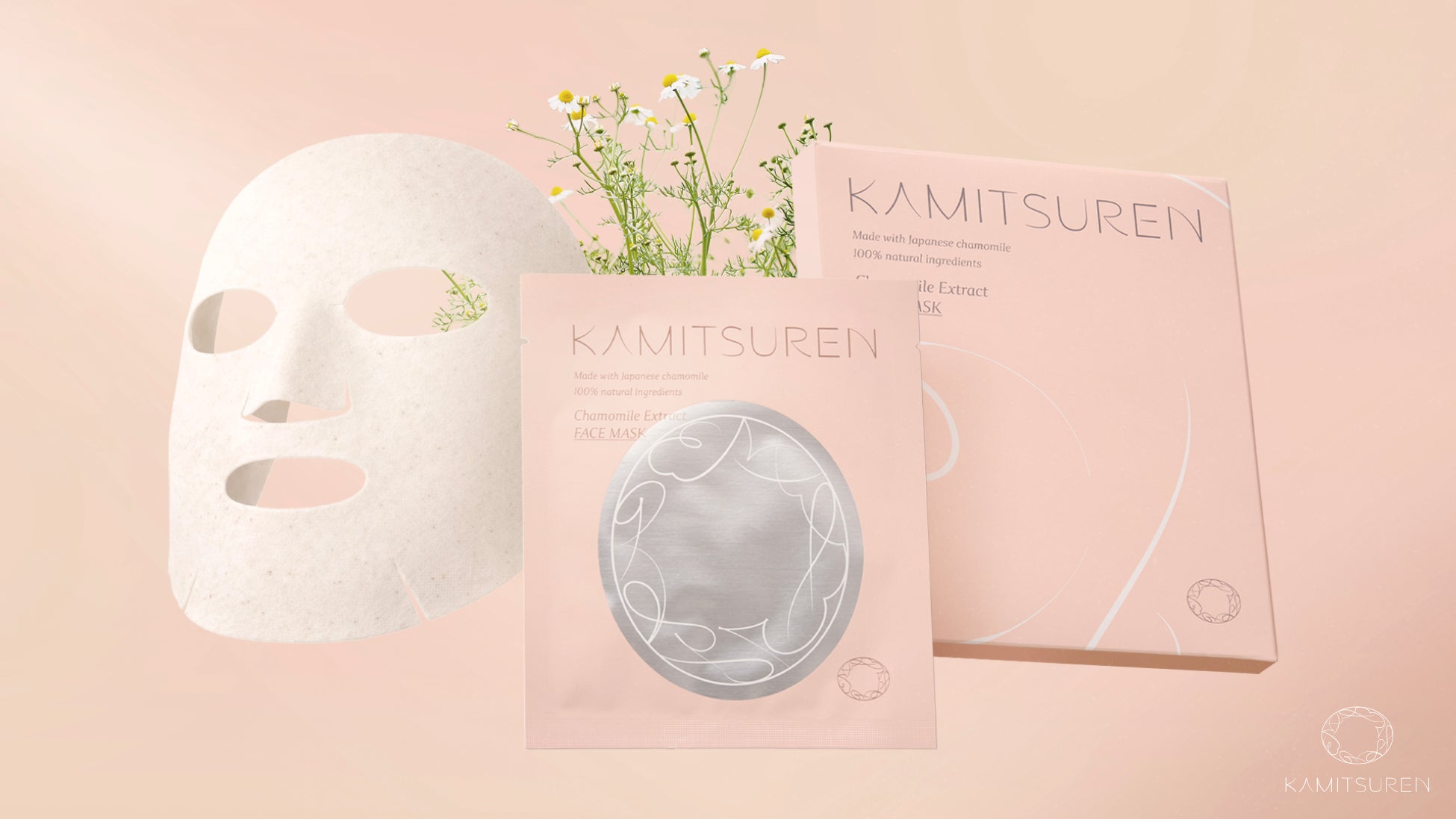 【華密恋 -KAMITSUREN-】より新商品「ナチュラルモイスチャーフェイスマスク」が登場。2026年5月1日(金)より販売開始！