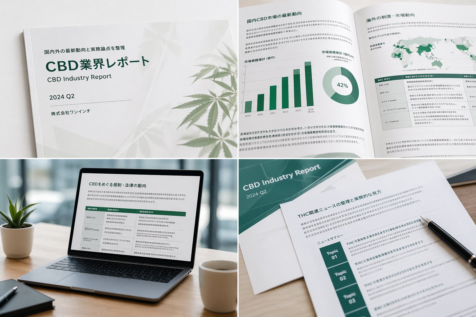 株式会社ワンインチ、CBDに関する法人向け有料業界レポートの提供を開始