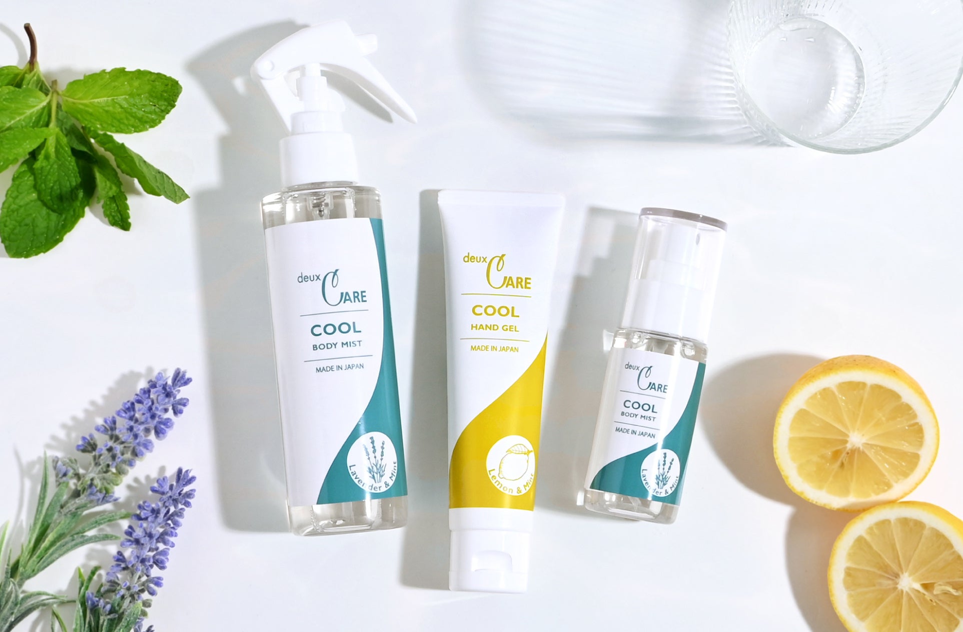 ひんやり爽快！deux CARE(ドゥ・ケア)シリーズの冷感ボディミストと冷感ハンドジェルが今年も登場。