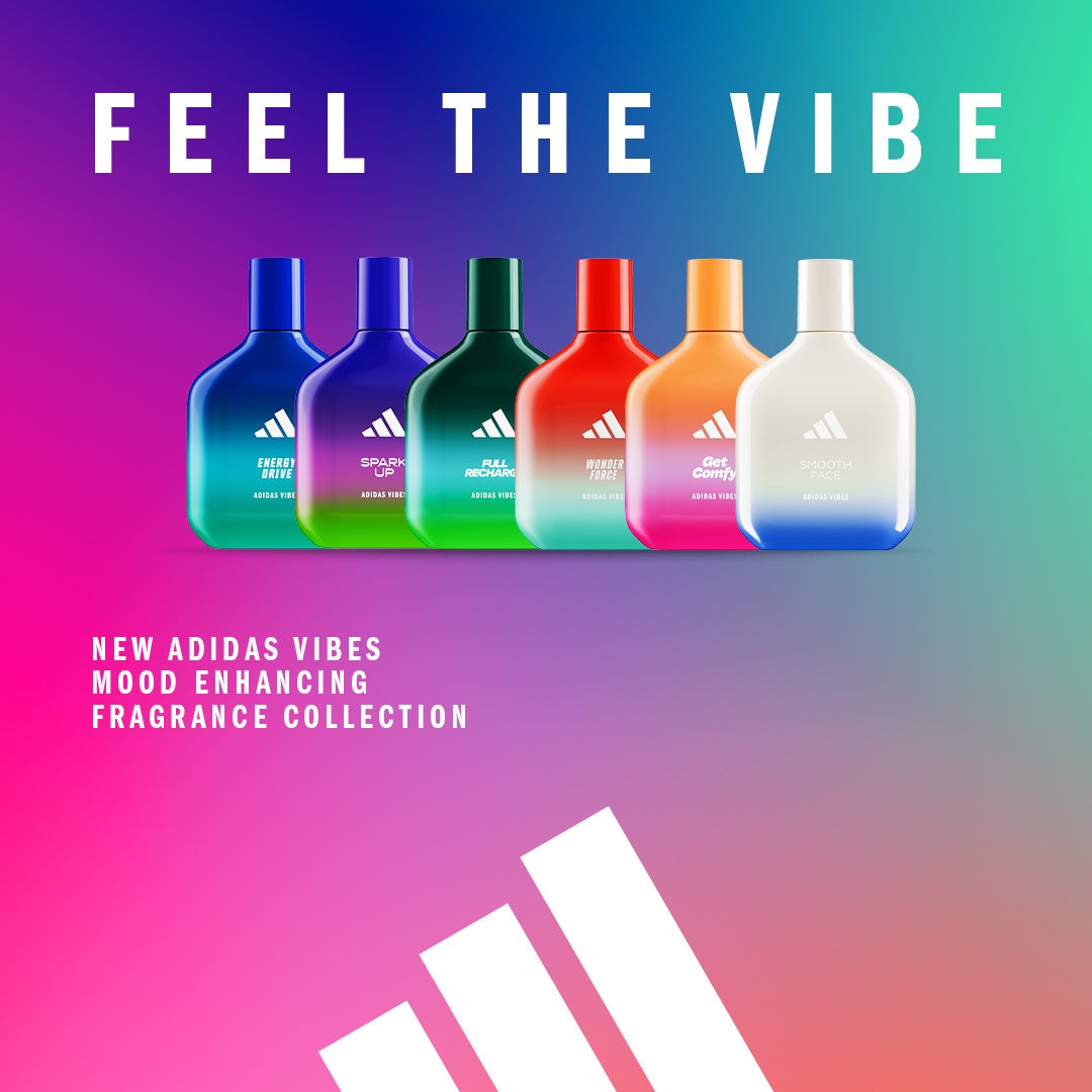 adidasのムードフレグランス「Vibes」シリーズが@cosme TOKYO, OSAKA, NAGOYAに登場！