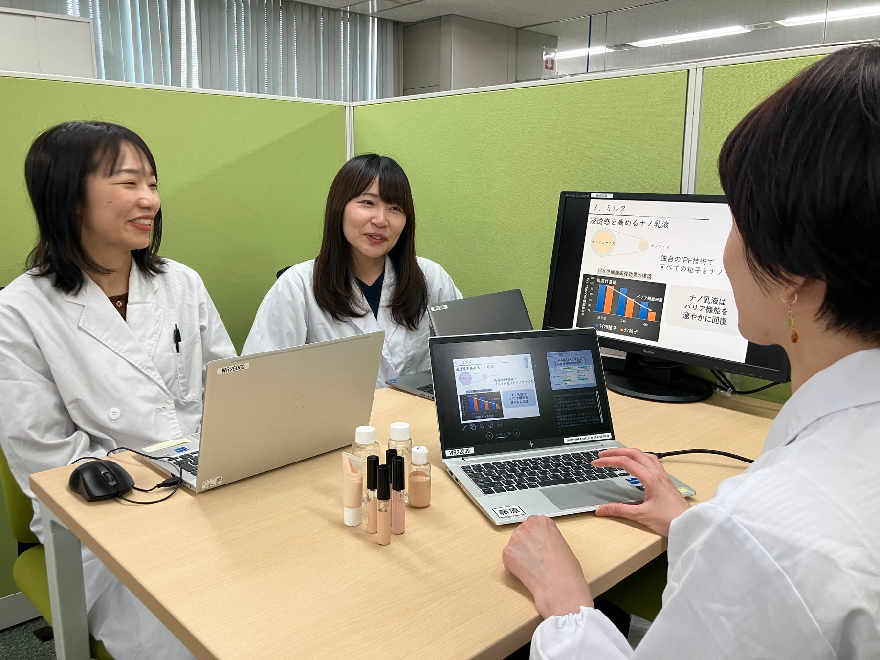 ナリス化粧品　勤続年数全体3.7年　女性6年伸長