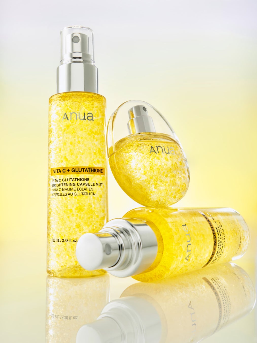 Anua、夏のブライトニング*¹ケアに向けたビタミンミストが登場 シュッとひと吹きで、軽やかにうるおいを与えツヤめく透明感*²のある肌印象へ 「ビタC グルタチオンカプセルミスト」新発売