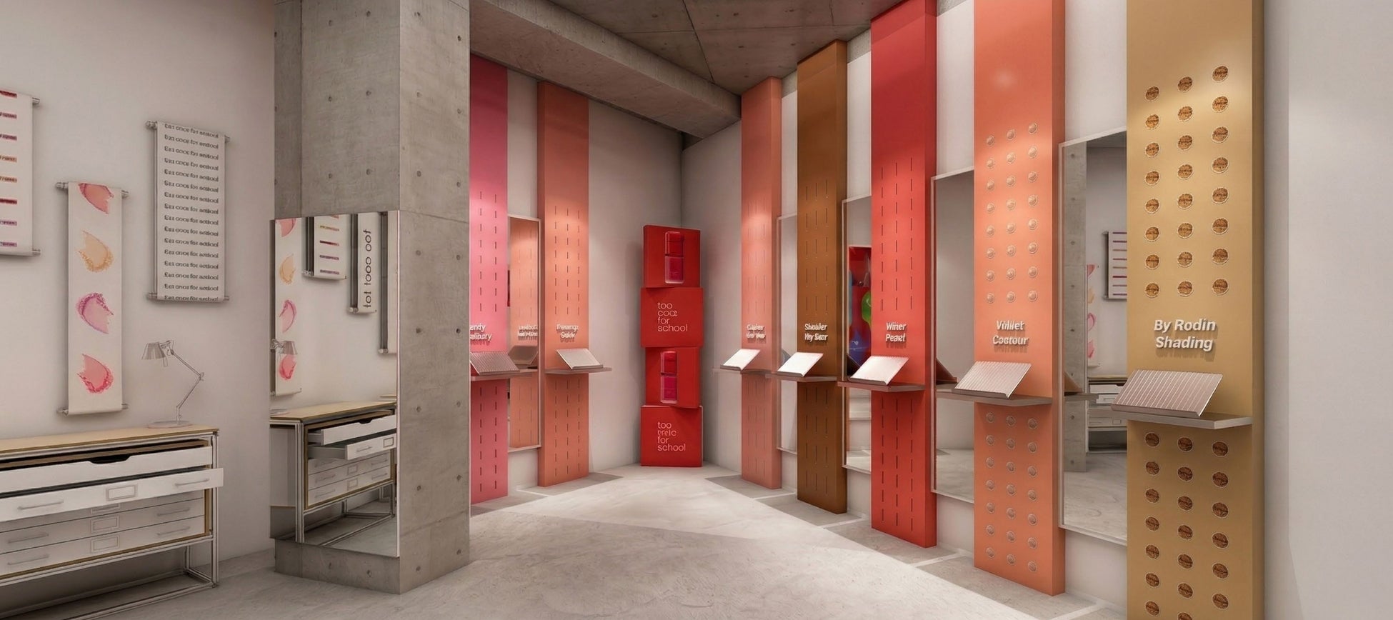 韓国発コスメブランド「too cool for school」美術館がテーマのギャラリー型POP-UP「Journey Into Color」