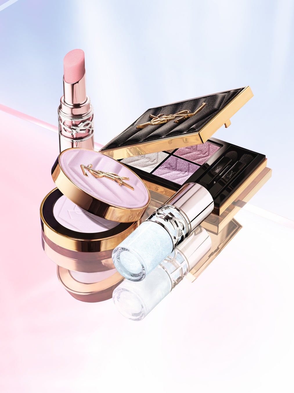 【YSL BEAUTY】人気のアイシャドウ、チーク、リップから、クリスタルの輝きと澄んだ透明感を纏う、サマーコレクション登場。