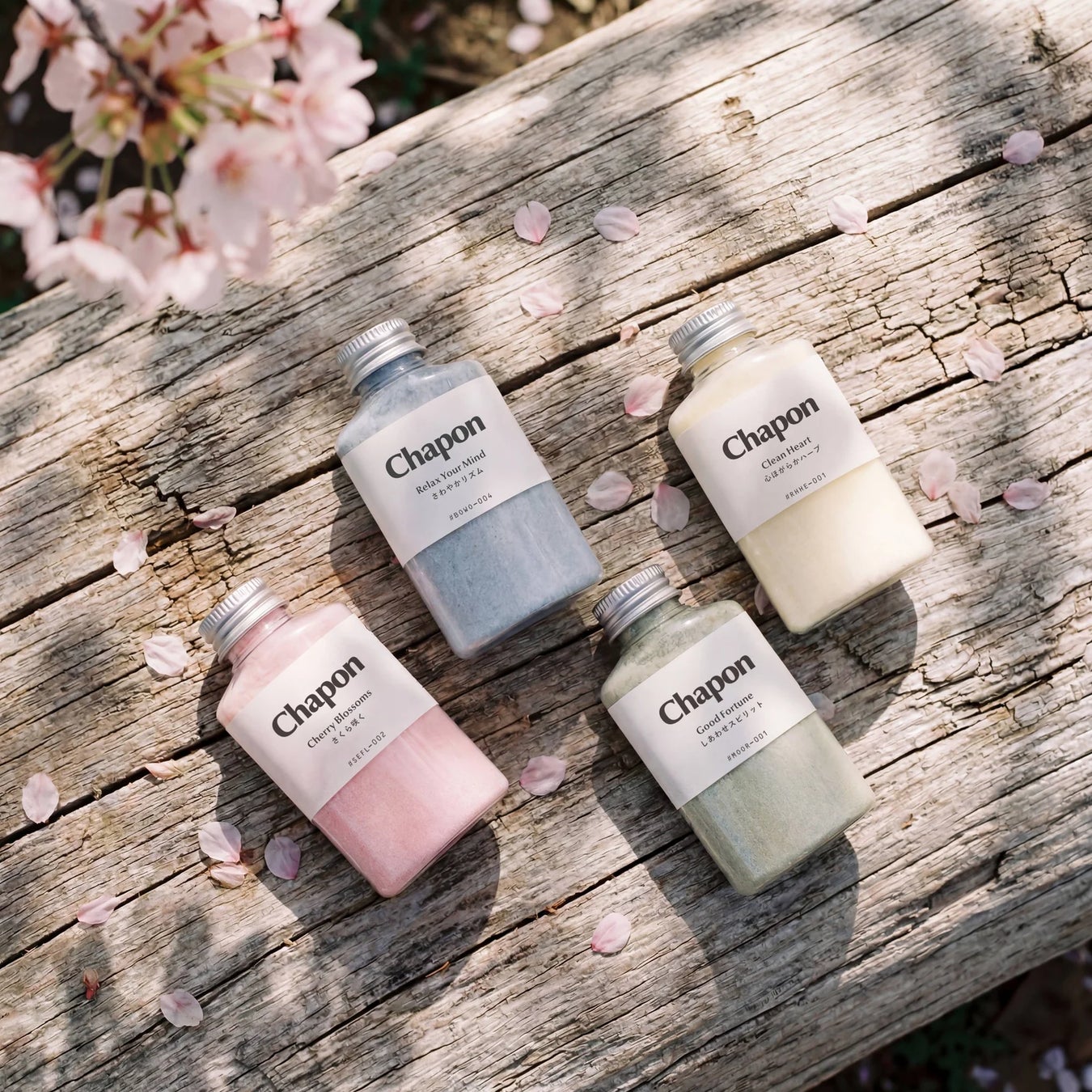 春の名残、夏の予感。高級入浴剤「Chapon」春限定2セットが計約150セット販売／追加販売を決定