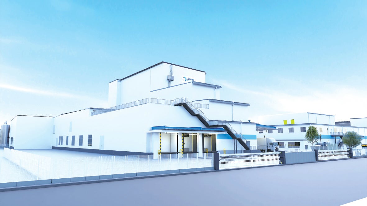 ダノン、150億円超を投じ、群馬県館林市の自社工場を約1.5倍に拡張
