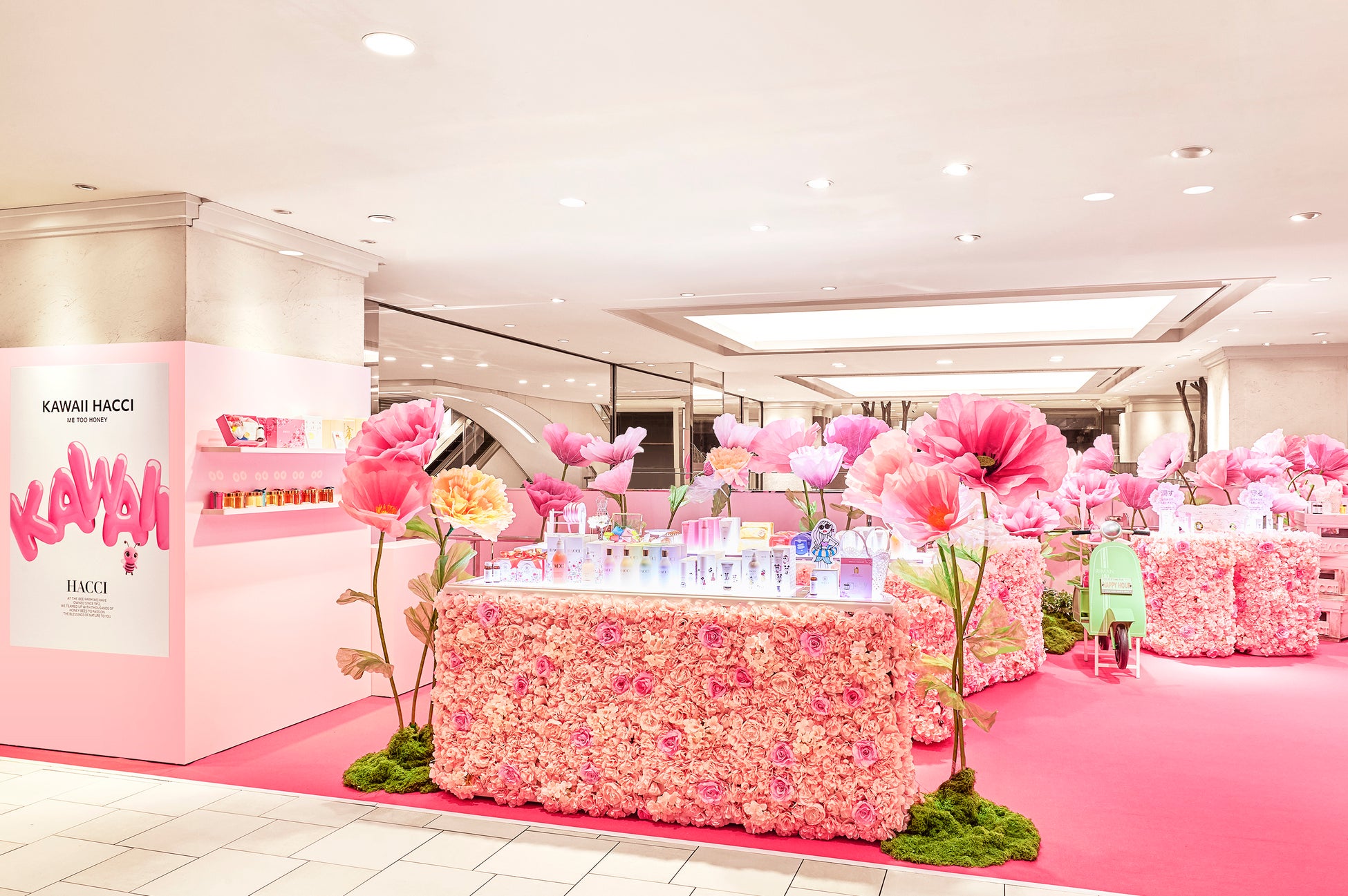 HACCIルミネ横浜店　POPUPストア「KAWAII HACCI」オープン