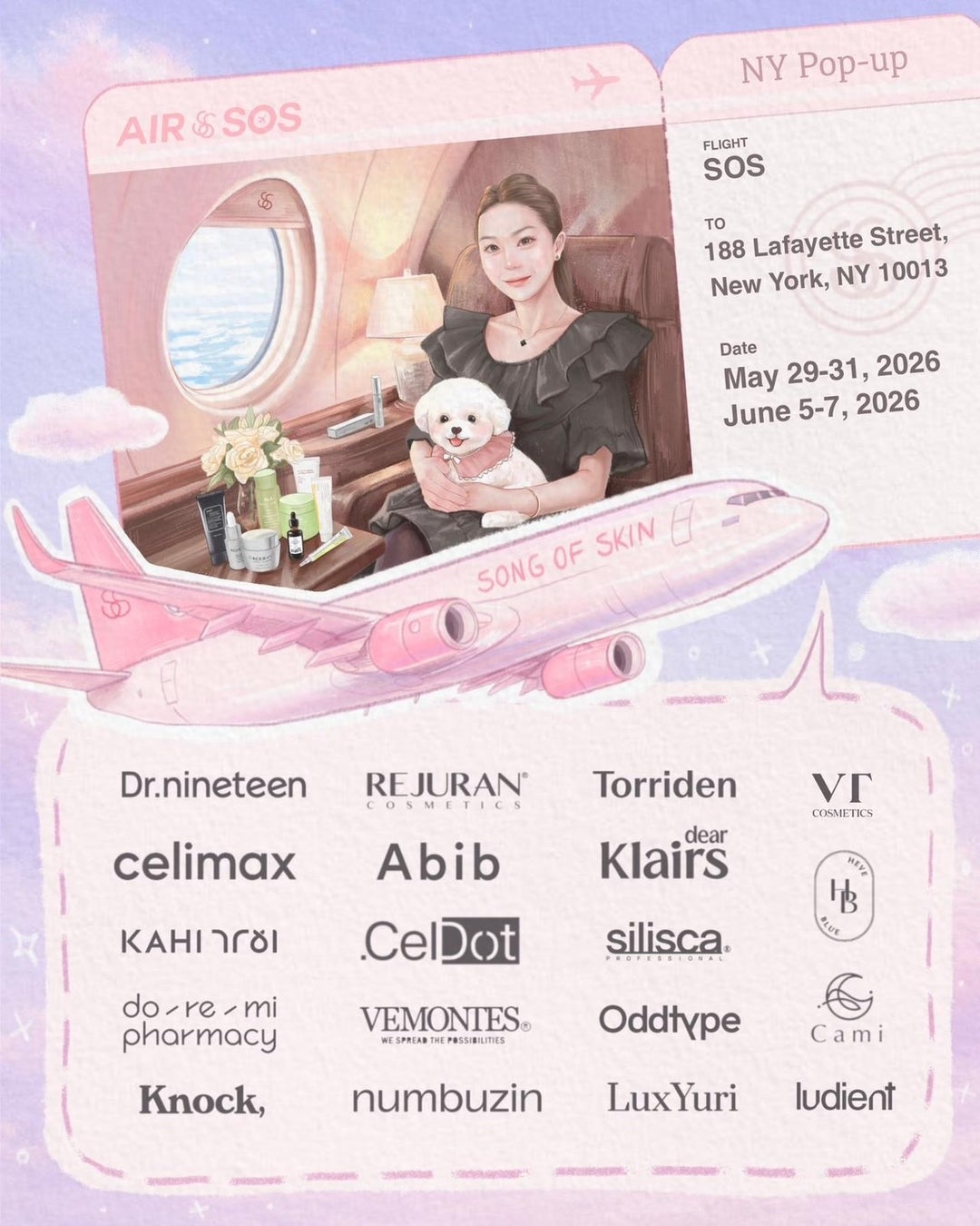 Cami、2年連続でニューヨークPOP-UP選出。「SONG OF SKIN NY POP-UP」