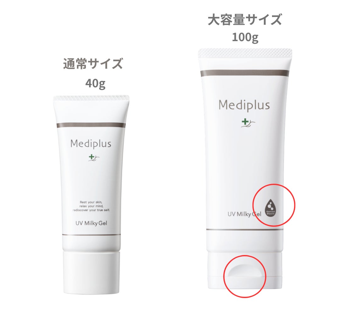 親子で安心して使える「メディプラスUVミルキーゲル」大容量サイズを6月10日より発売