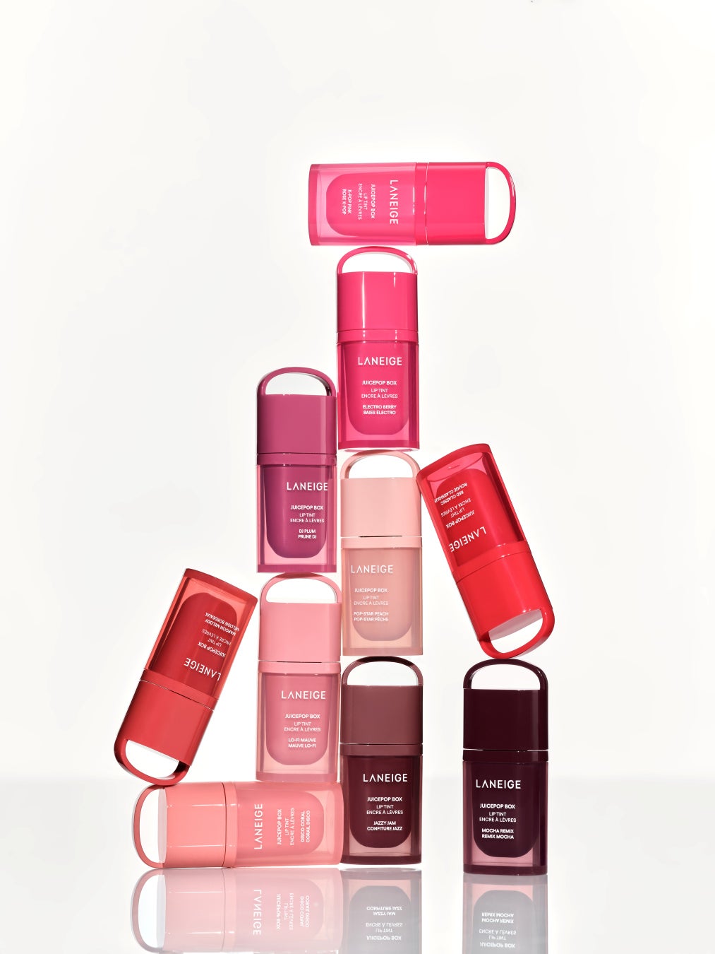 [LANEIGE] SNSで話題の#キーリングコスメ「ジュースポップボックスリップティント」に新2色が2026年7月6日（月）より登場。EC限定色「ローファイモーヴ」も同日より待望の店頭販売開始