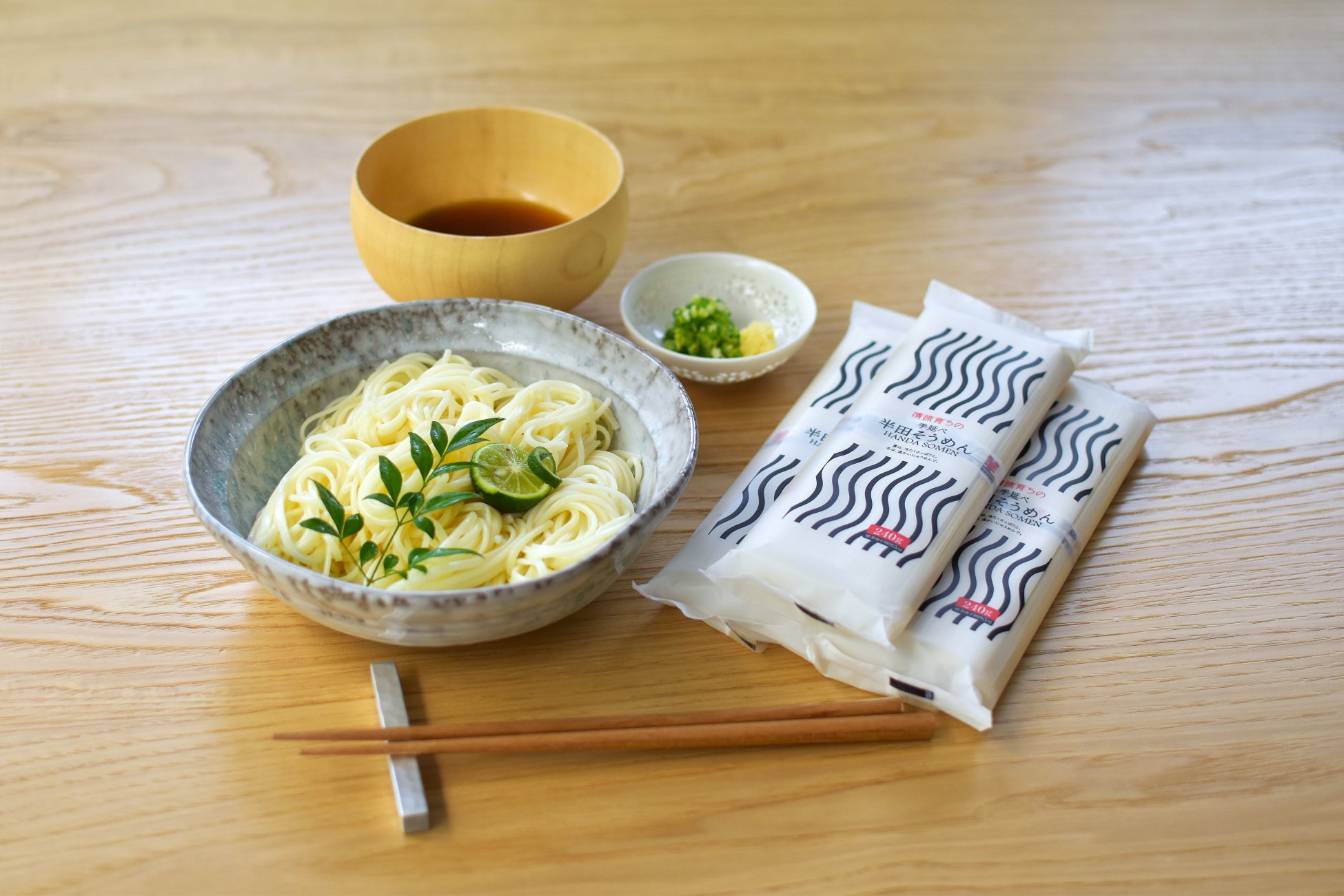 7月7日「そうめんの日」に、京都で味わう徳島の“太いそうめん”　夏季限定「すだち香る半田素麺」と贅沢コース限定「カラスミ素麺」を提供