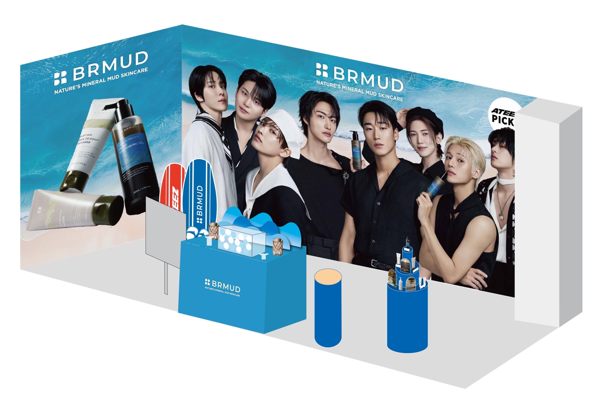 韓国”泥の町”保寧(ボリョン)から生まれたマッドコスメブランド「BRMUD(ビーアールマッド)」 日本初のPOPUPイベントを大阪で開催