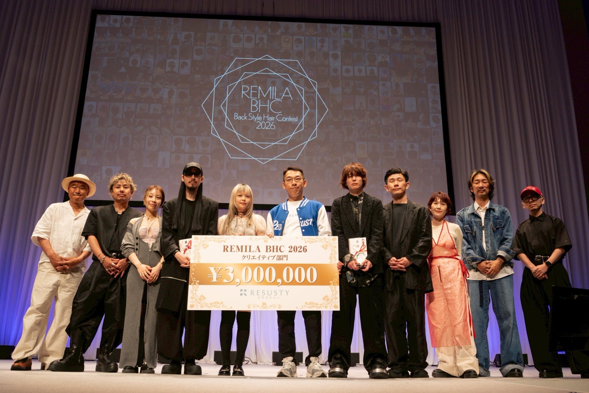 “バックスタイル”を競うヘアコンテスト『REMILA BHC 2026』年間グランプリ決定