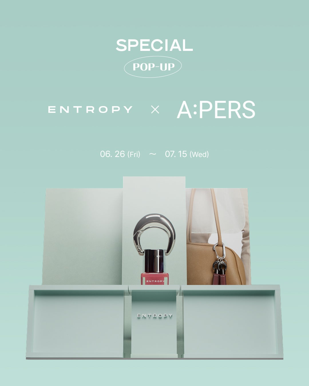自分らしい美しさを自由に表現する韓国発メイクアップブランド「ENTROPY」がA:PERSにて期間限定イベントを開催！ポップアップイベント第10弾