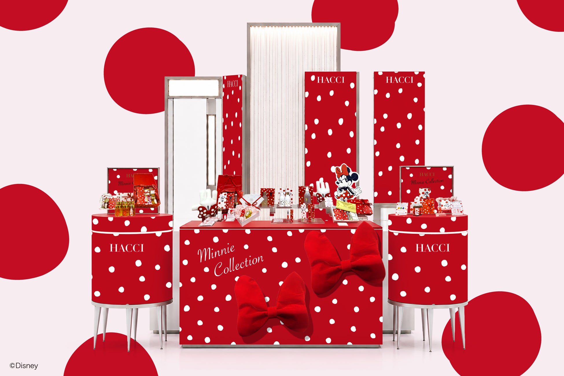 HACCI 「SWEET×ハンサム Minnie Collection」阪急うめだ本店先行販売 POPUPイベントを開催