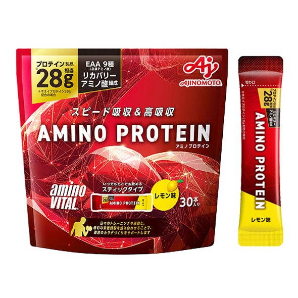 カラダづくりの新常識！たんぱく質は“量“よりも“こまめな補給“がカギ！「アミノバイタル®︎アミノプロテイン」がリニューアルして新登場