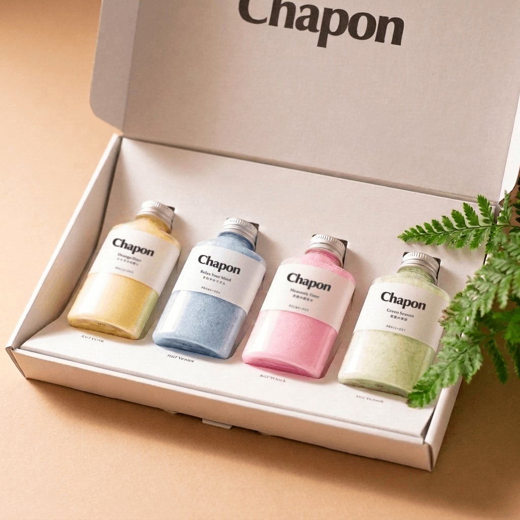 高級入浴剤「Chapon」、楽天市場「バスソルト ギフト」で22ヶ月連続1位を記録