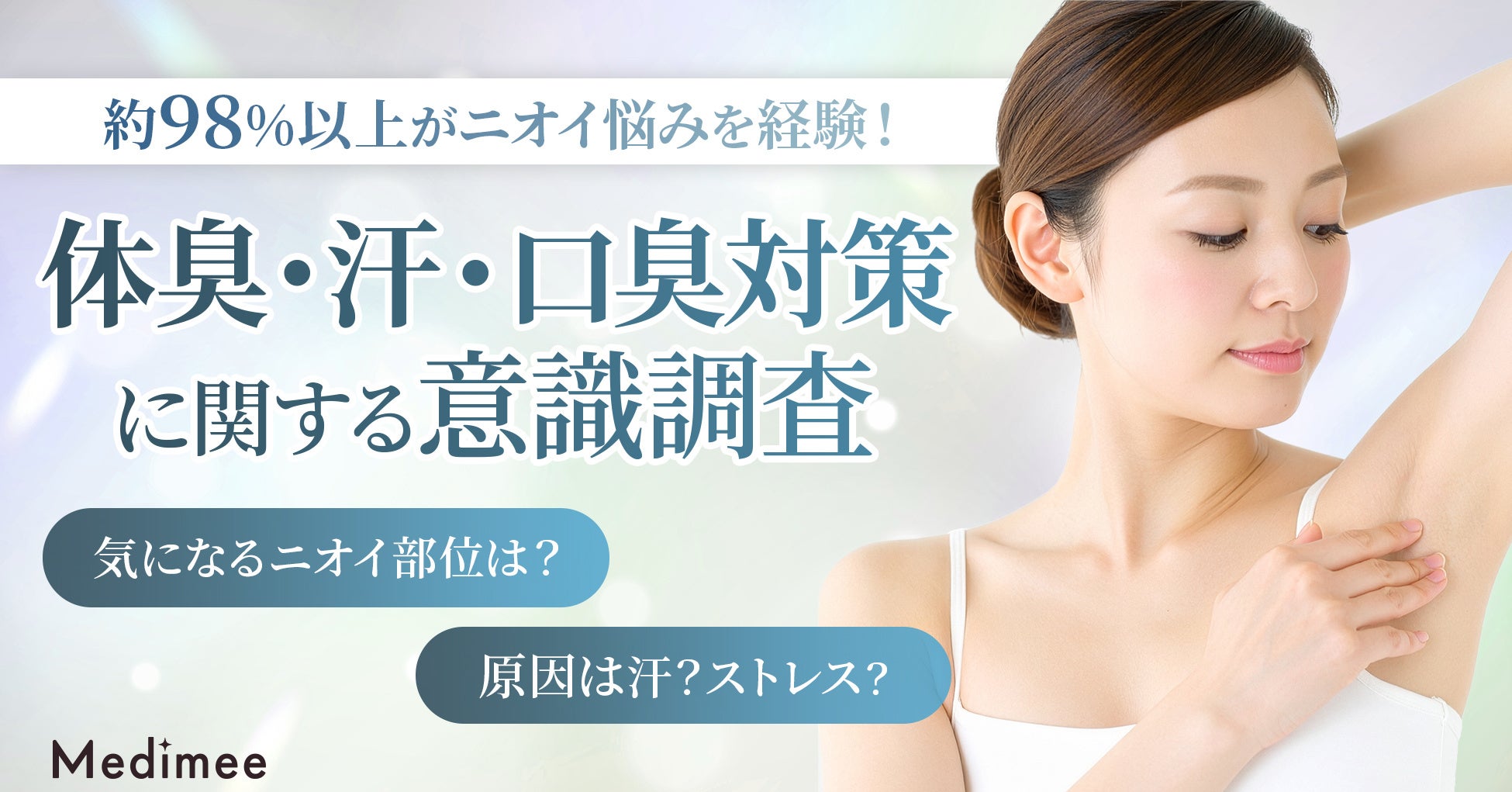 【ニオイ悩みと美容医療の実態調査】多汗症治療・ワキボトックスに関心集まるも、美容医療経験者はわずか1％