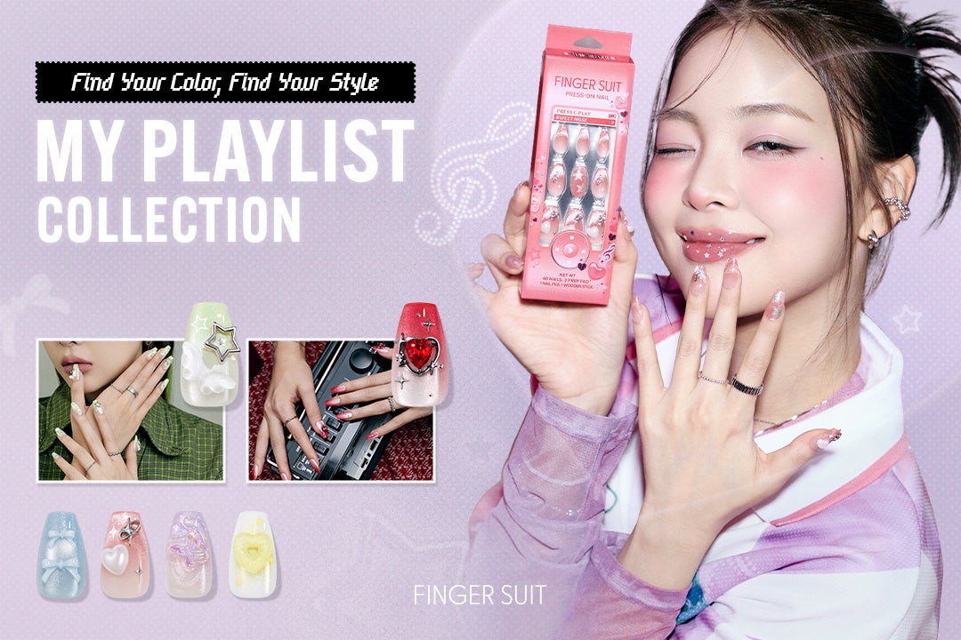 “好き”を重ねて、私だけのスタイルへ。韓国発FINGER SUITから、お気に入りの色で自分だけのムードを彩る「MY PLAYLIST COLLECTION」が登場。