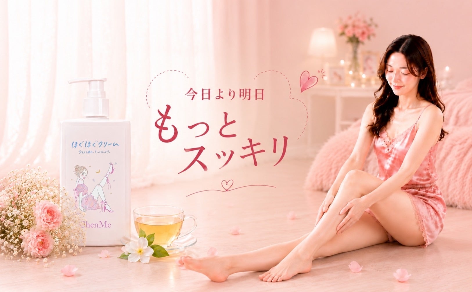 登録者数250万人越え・ダイエットYouTuberなるねぇプロデュース。『ChenMe（チェンミー）ほぐほぐクリーム』を7月29日18時よりAmazonで発売