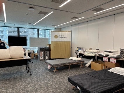 福利厚生で”快適な睡眠空間”を提案【昭和西川】髙松建設株式会社で社員向け寝具販売会を開催