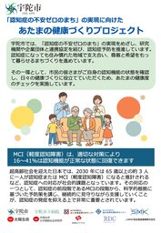スマホで約1分、認知機能をセルフチェック 宇陀市が「あたまの健康度のチェック」を実施