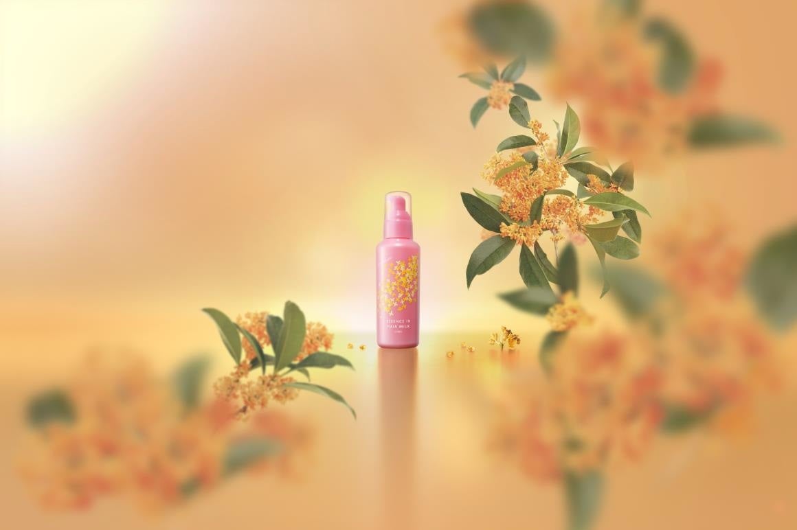 【新発売】初めての香り付きタイプが登場！やさしく広がるキンモクセイの香りで、あざやかな希望に満ちた明日へ2026年8月20日(木)数量限定新発売『エッセンスイン ヘア ミルク キンモクセイ』