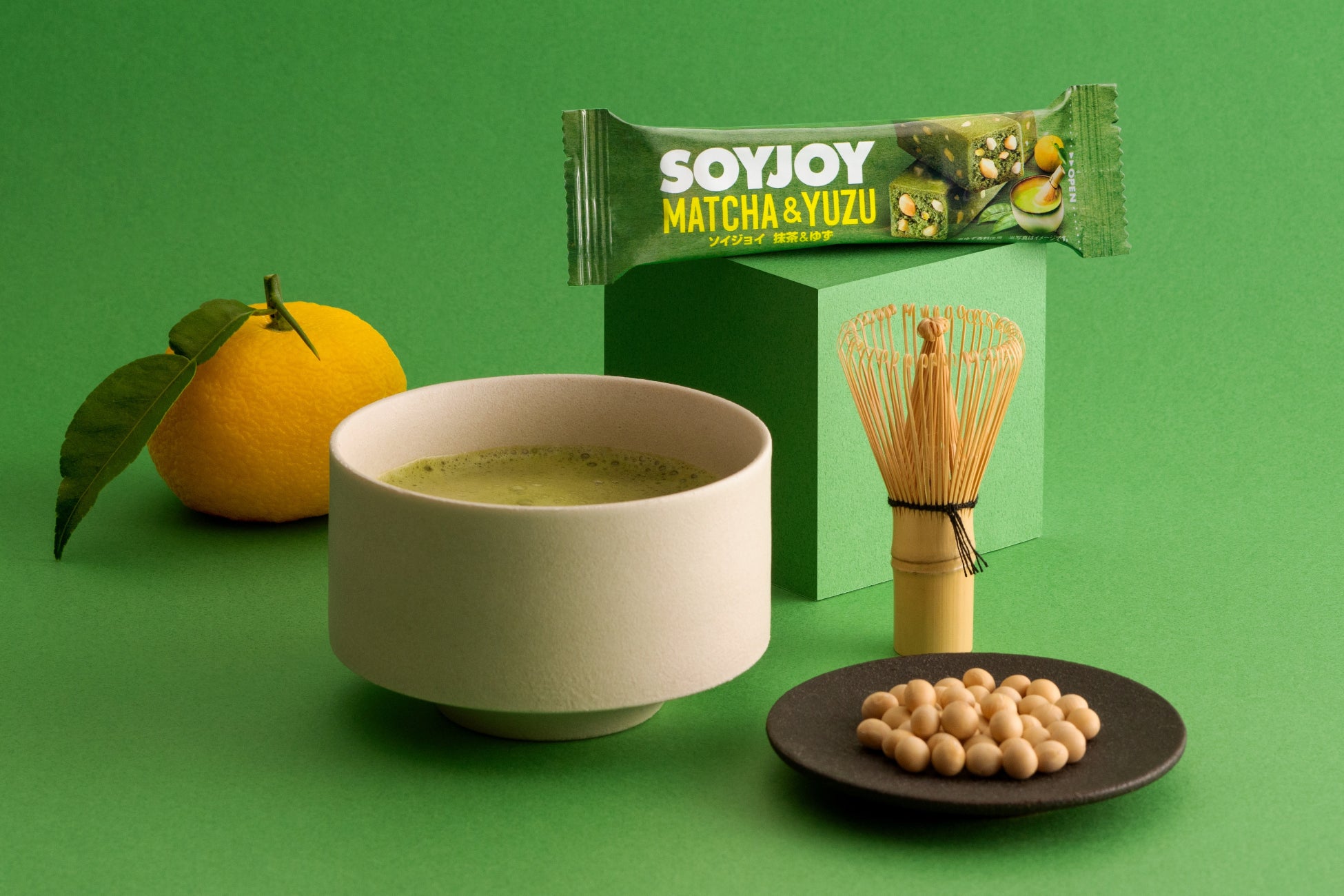 「SOYJOY 抹茶＆ゆず」新発売　芳醇で濃厚な“抹茶”に、華やかな“ゆず感”が広がる
