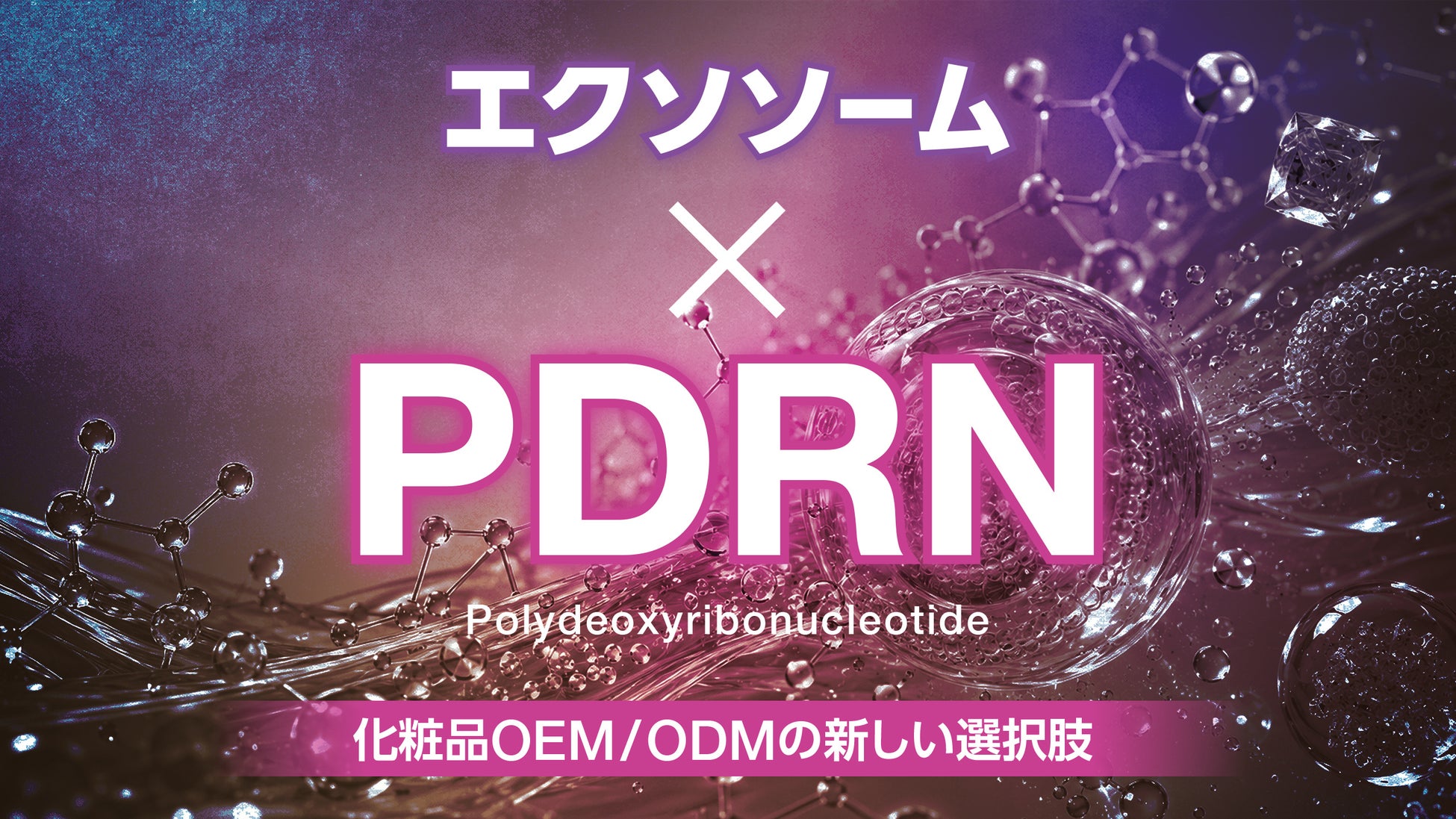 【PDRN × エクソソーム】コスメシューティカル、乳酸桿菌由来PDRNを採用した新処方で化粧品のOEM供給を開始