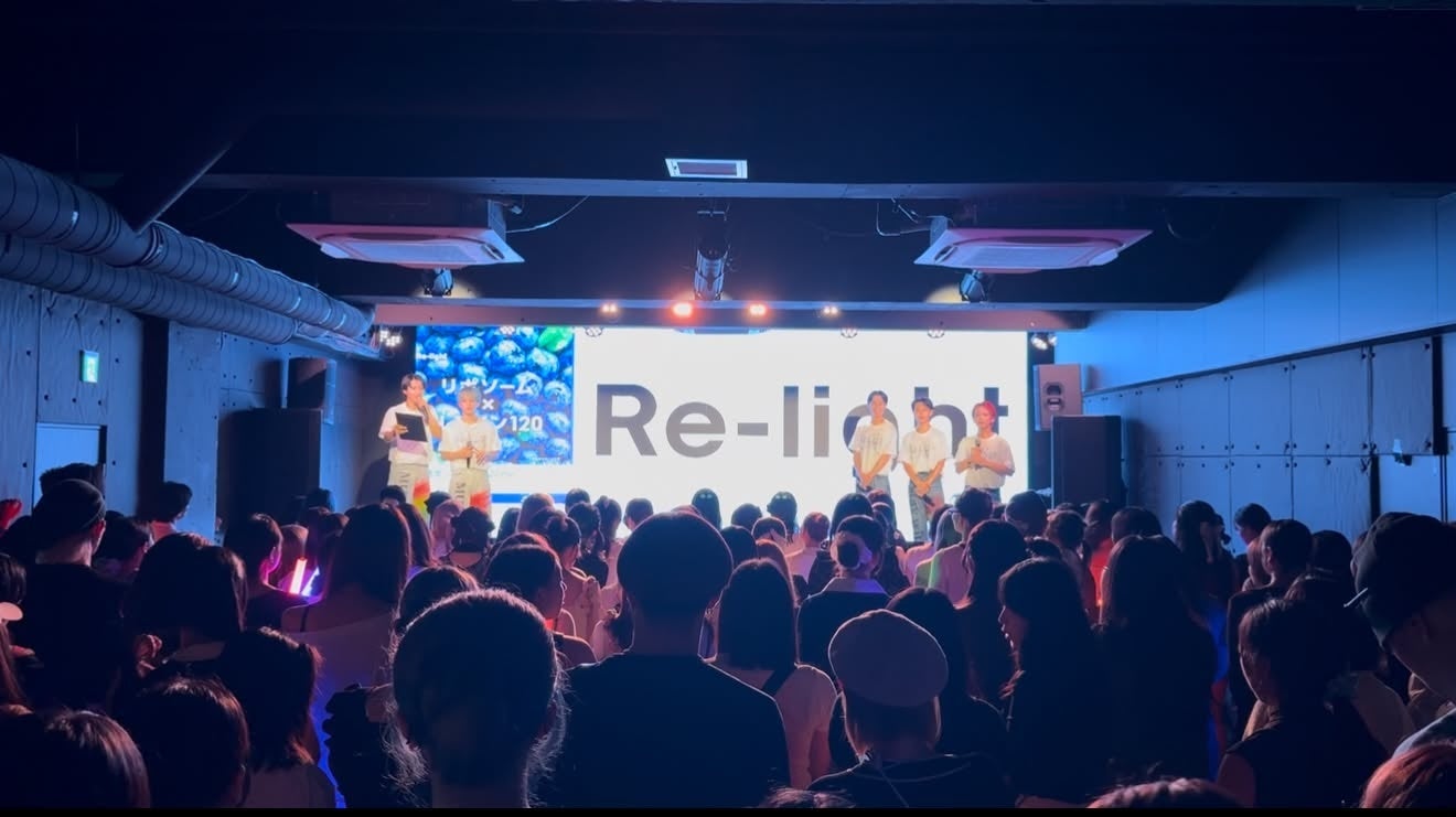 【推し活をサプリでサポート！】無題組 1st Summer Concert にて高濃度120mg×高吸収リポソーム「Re-light 高濃度リポソームルテインサプリメント」をプレゼント