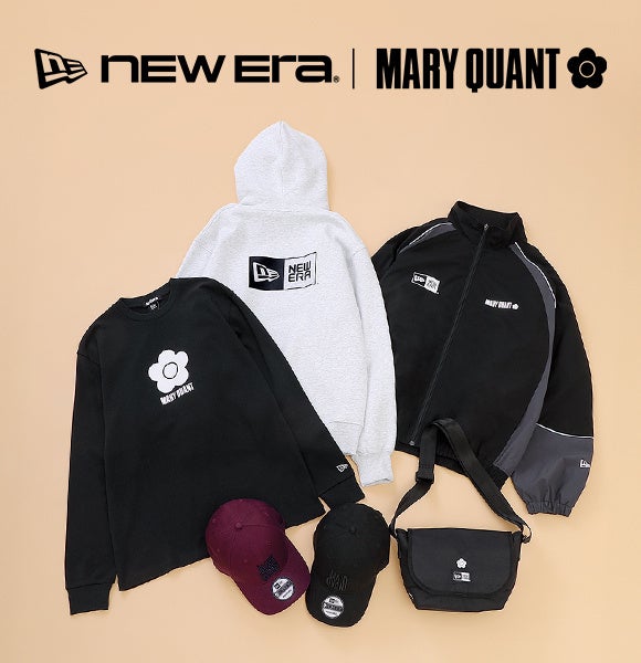 NEW ERA® × MARY QUANTのコラボレーション第3弾！パーカやブルゾンなどのアパレルアイテムもラインナップ