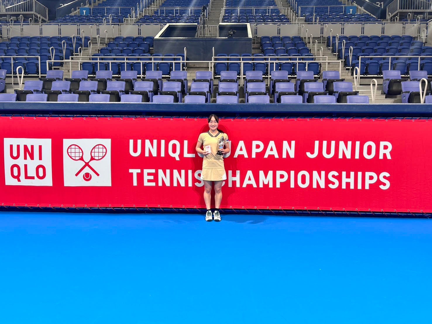 世界で躍動する16歳 駒田唯衣　ユニクロ全日本ジュニアテニス選手権2026 U-18 優勝