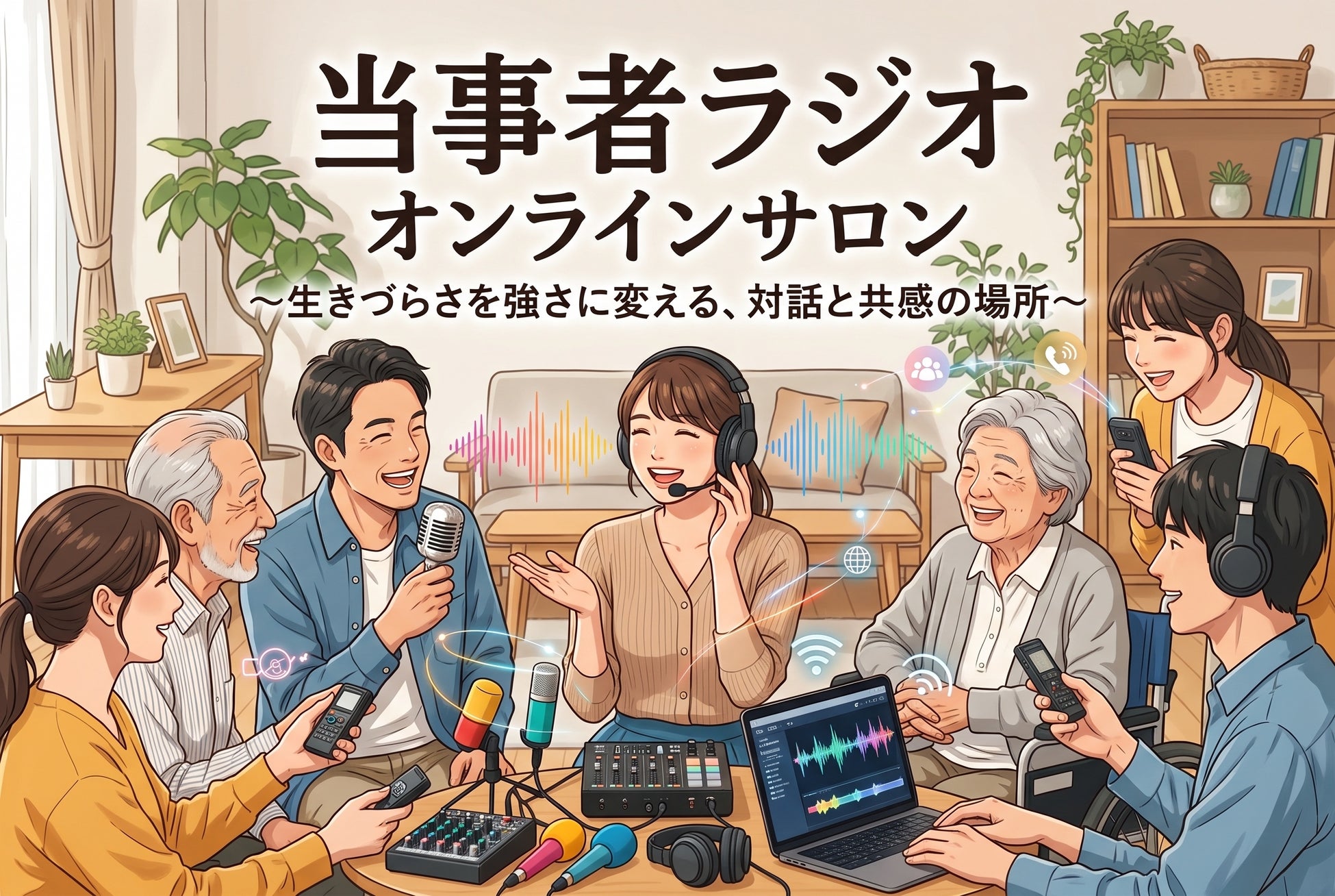 「当事者ラジオ オンラインサロン」9月1７日スタート